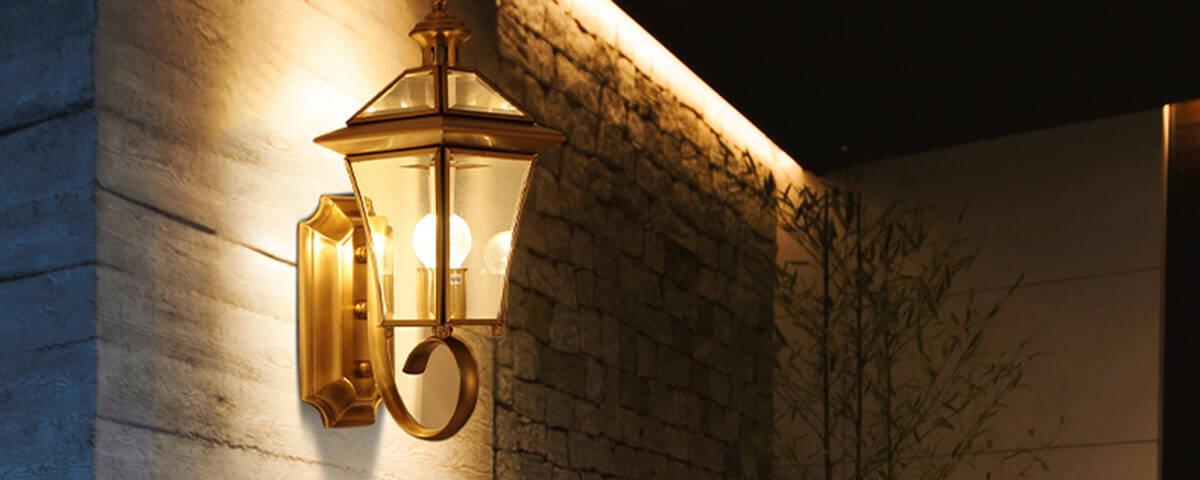 6款复古壁灯适用欧式庭院走廊